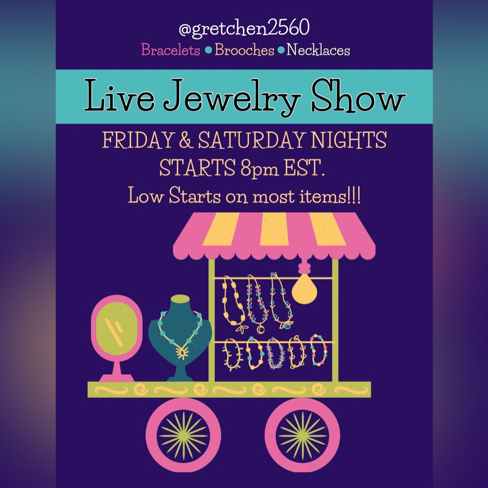 5/28/26 LIVE JEWELRY SHOW!! 8pm EST LIKE AND SHARE TO BE NOTIFIED💗♥️💗